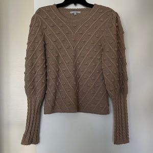 bubble detail sweater